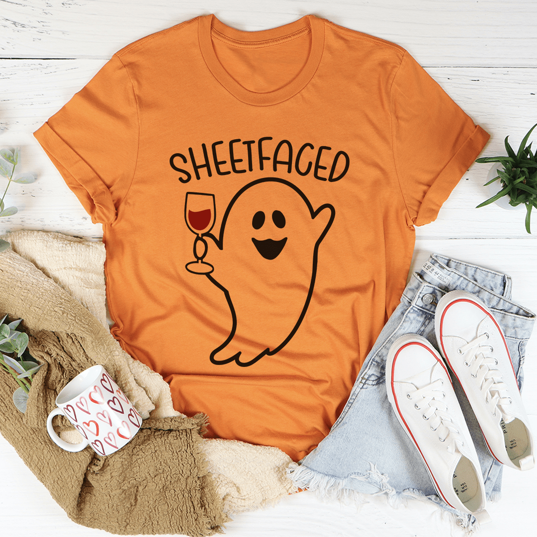 Sheetfaced Ghost Wine Tee